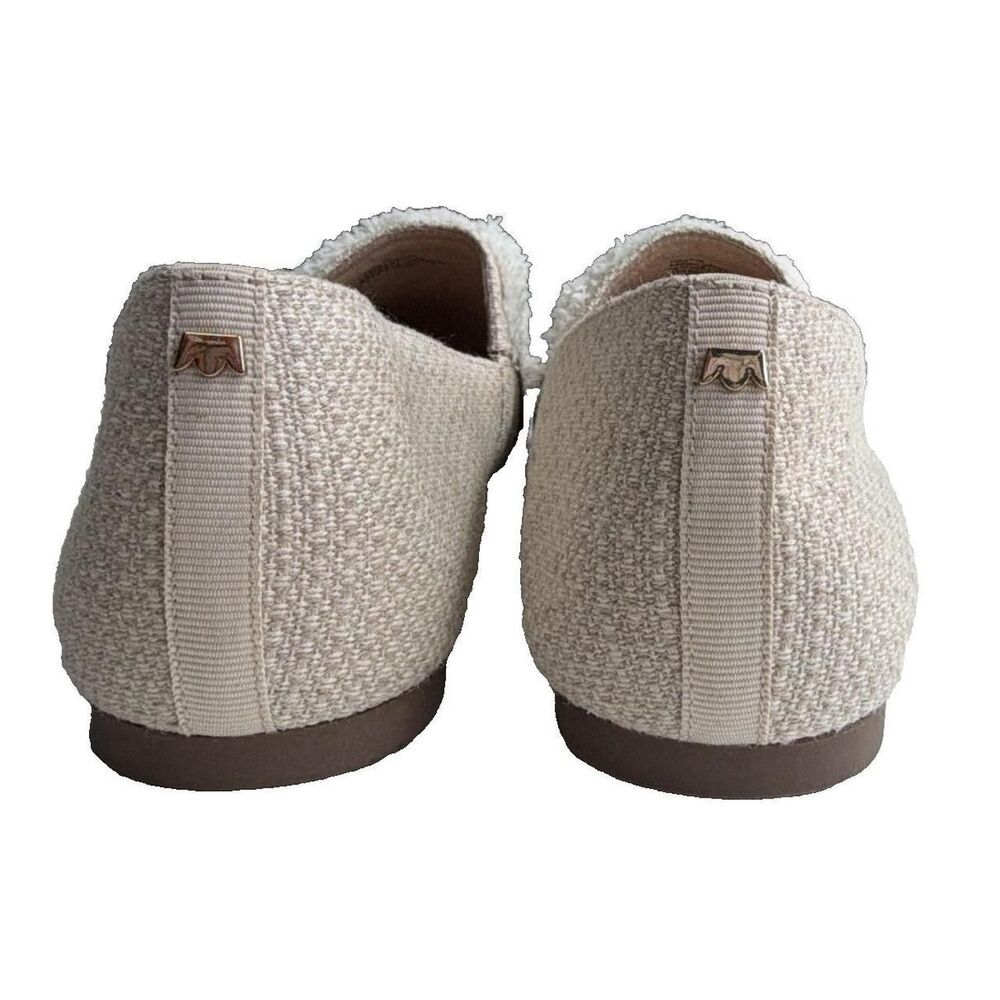 Birdies Starling Raffia Stripe Loafers Flats Slip On Women Size 8.5 Luxe Preppy - Picture 5 of 8